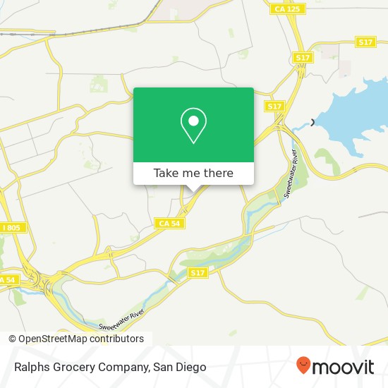 Ralphs Grocery Company map