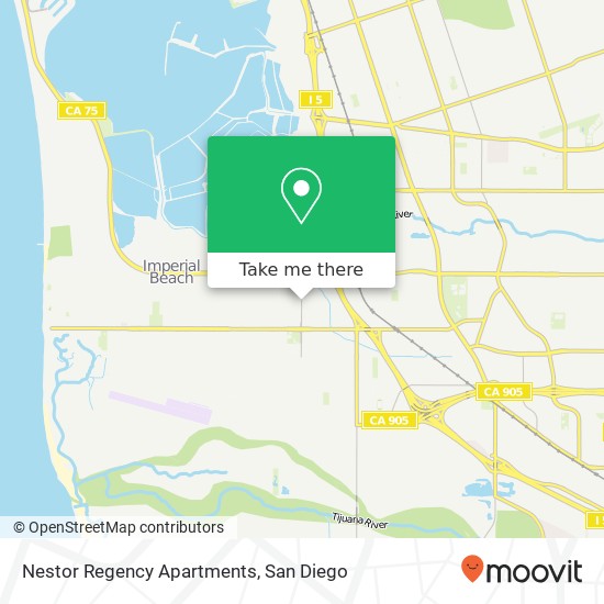 Nestor Regency Apartments map