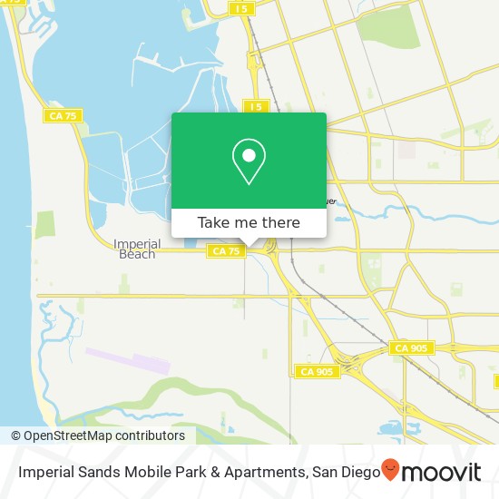 Imperial Sands Mobile Park & Apartments map