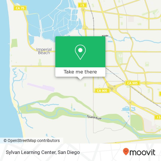 Sylvan Learning Center map