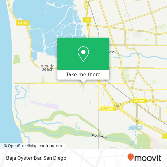 Baja Oyster Bar map