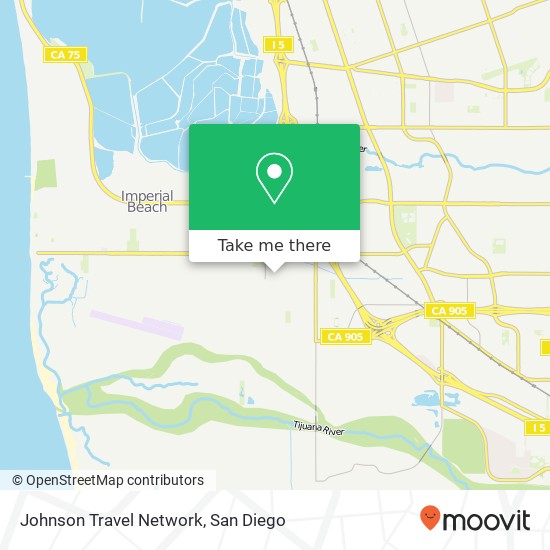 Johnson Travel Network map