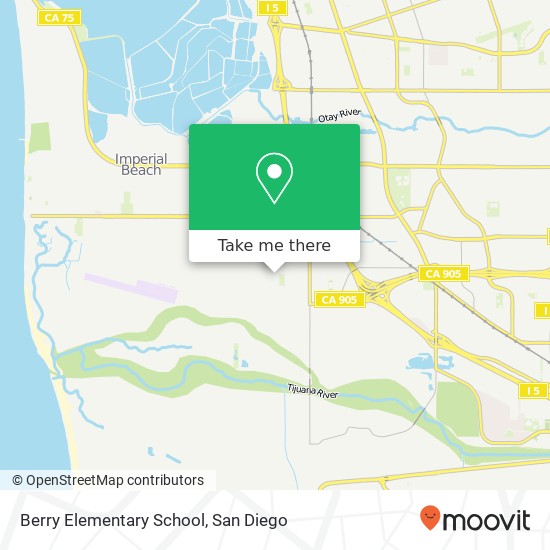 Mapa de Berry Elementary School