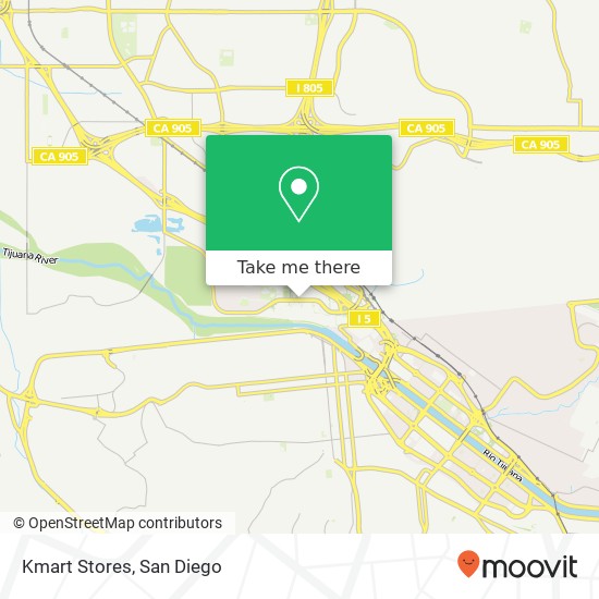 Mapa de Kmart Stores