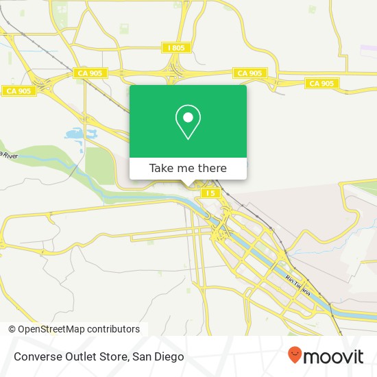 Converse Outlet Store map