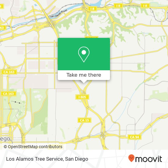 Los Alamos Tree Service map