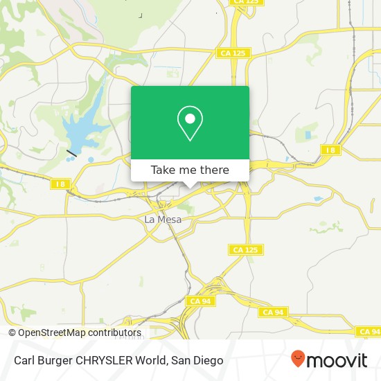 Mapa de Carl Burger CHRYSLER World