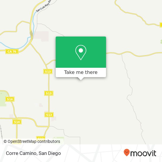 Corre Camino map