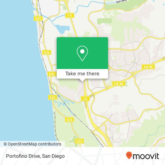 Mapa de Portofino Drive