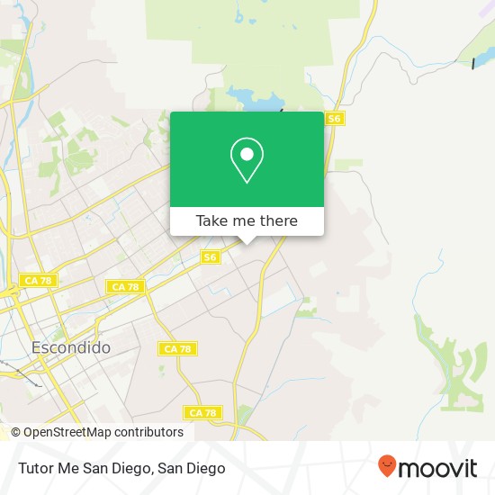 Tutor Me San Diego map