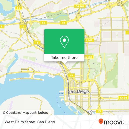 Mapa de West Palm Street
