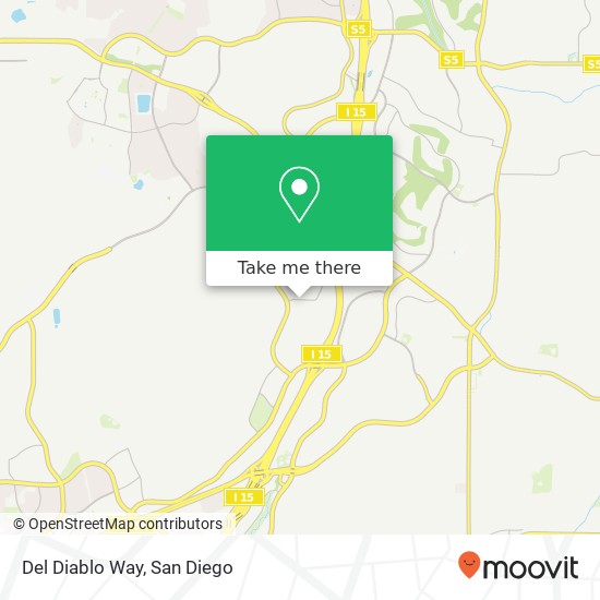 Del Diablo Way map