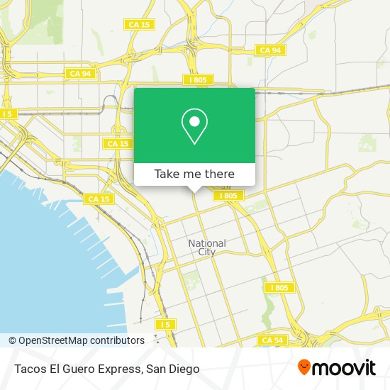 Tacos El Guero Express map