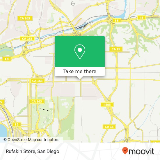 Mapa de Rufskin Store, 3944 30th St San Diego, CA 92104