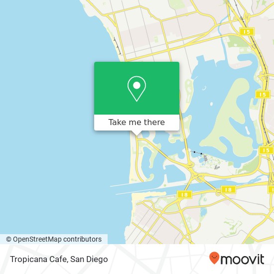 Tropicana Cafe, 3231 Mission Blvd San Diego, CA 92109 map