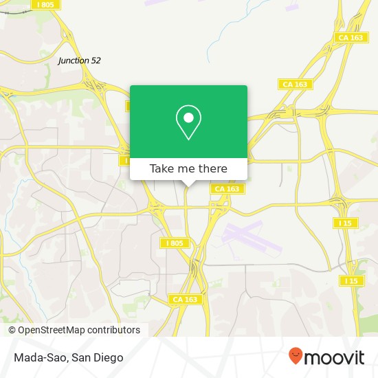 Mapa de Mada-Sao, 4681 Convoy St San Diego, CA 92111