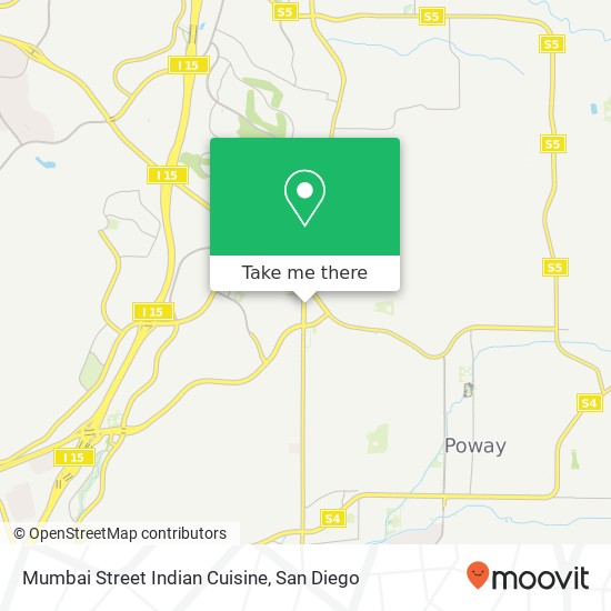 Mumbai Street Indian Cuisine, 14837 Pomerado Rd Poway, CA 92064 map