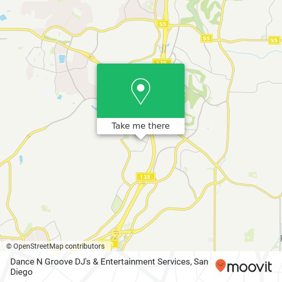 Mapa de Dance N Groove DJ's & Entertainment Services