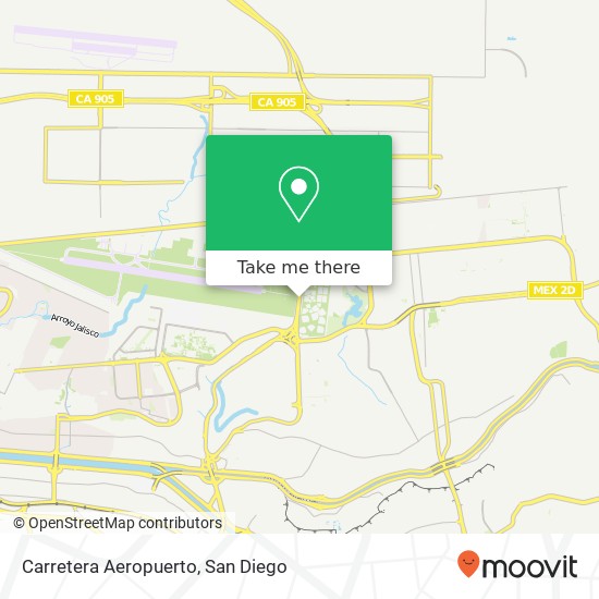 Mapa de Carretera Aeropuerto