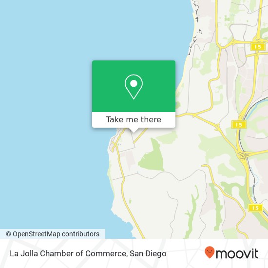 Mapa de La Jolla Chamber of Commerce