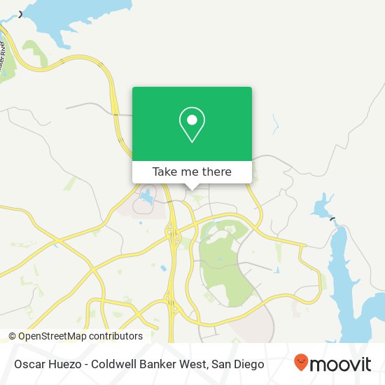 Mapa de Oscar Huezo - Coldwell Banker West