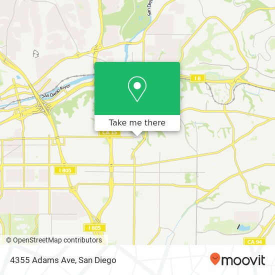 4355 Adams Ave map