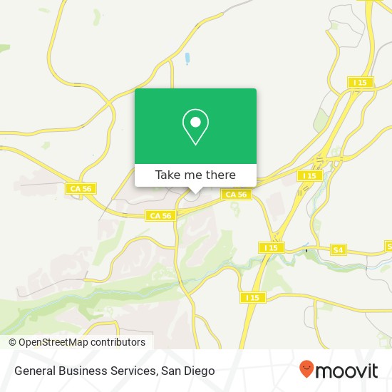 General Business Services map