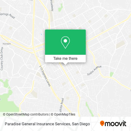 Mapa de Paradise General Insurance Services