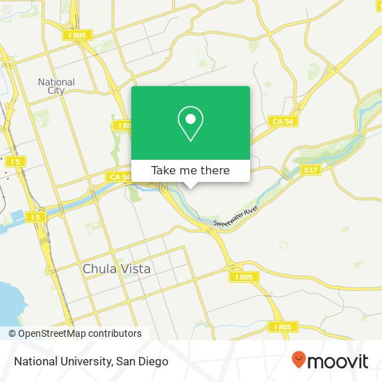 National University map