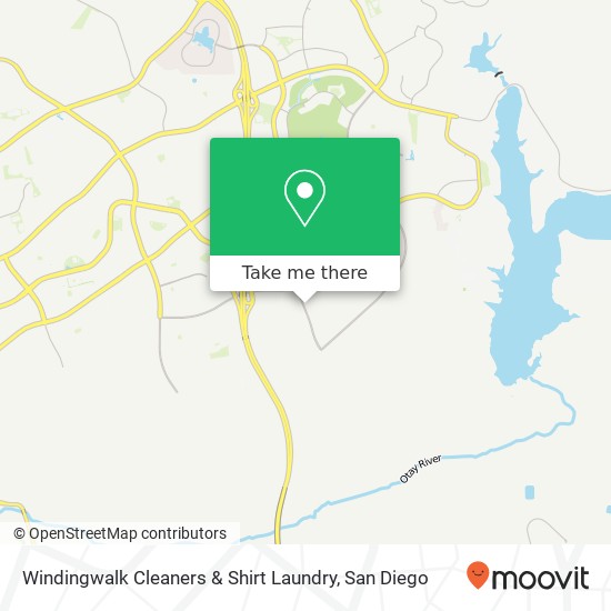 Mapa de Windingwalk Cleaners & Shirt Laundry