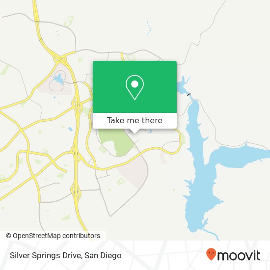 Mapa de Silver Springs Drive