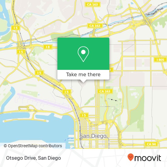 Otsego Drive map