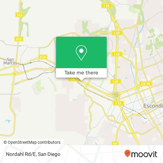 Nordahl Rd/E map