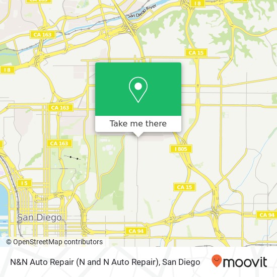 Mapa de N&N Auto Repair