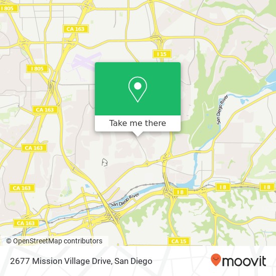 Mapa de 2677 Mission Village Drive
