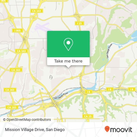 Mission Village Drive map