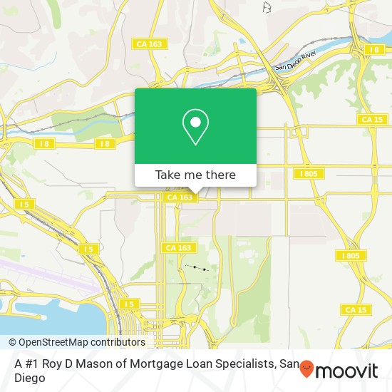 A #1 Roy D Mason of Mortgage Loan Specialists map