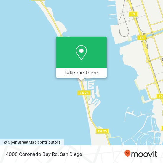 Mapa de 4000 Coronado Bay Rd