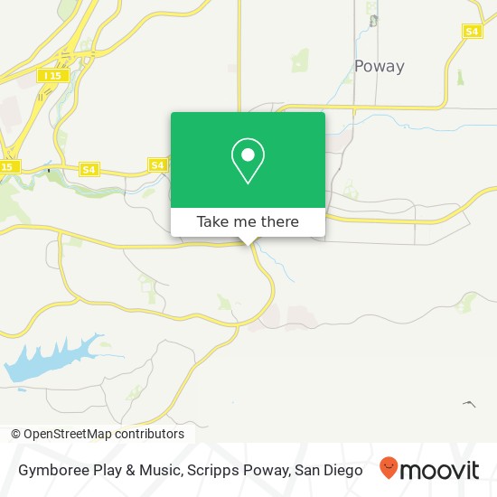 Gymboree Play & Music, Scripps Poway map