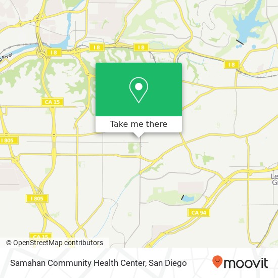 Samahan Community Health Center map