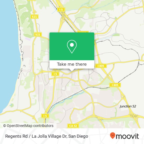 Mapa de Regents Rd / La Jolla Village Dr