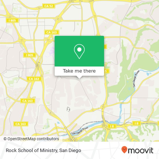 Rock School of Ministry map