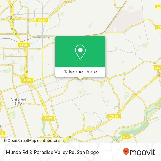 Mapa de Munda Rd & Paradise Valley Rd