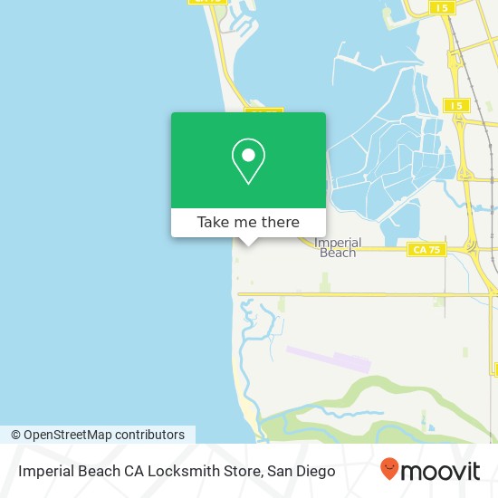 Imperial Beach CA Locksmith Store map