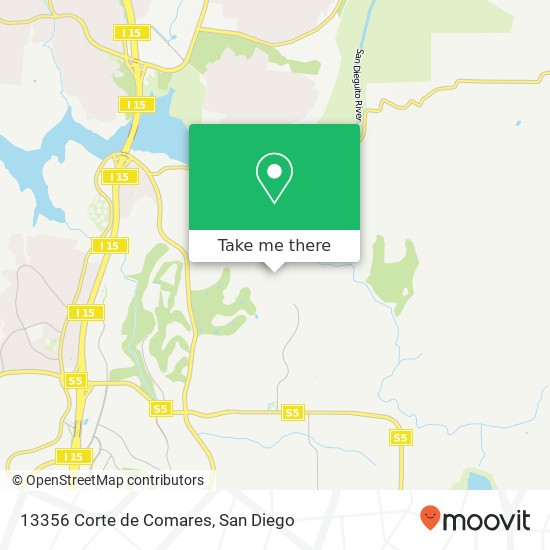 13356 Corte de Comares map