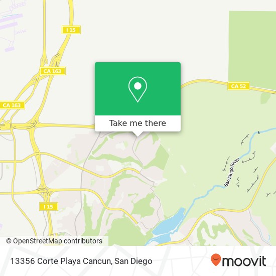 13356 Corte Playa Cancun map