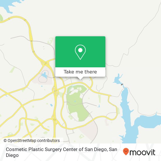 Cosmetic Plastic Surgery Center of San Diego map