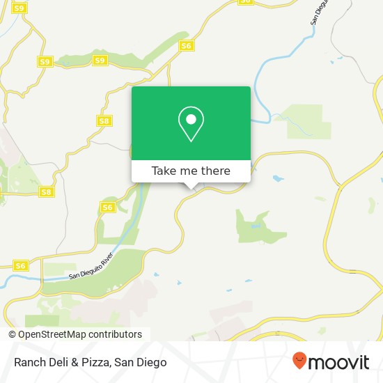 Ranch Deli & Pizza map