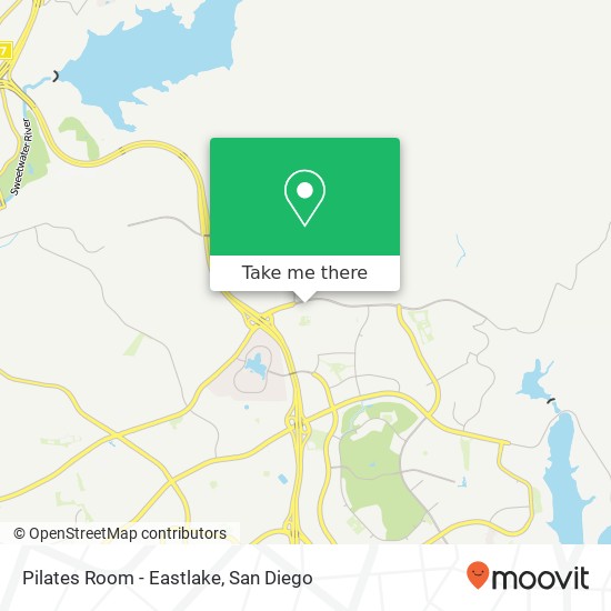 Mapa de Pilates Room - Eastlake