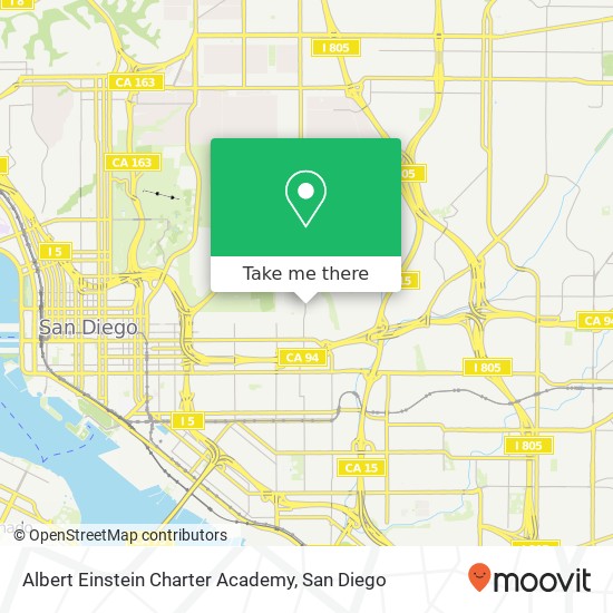Mapa de Albert Einstein Charter Academy